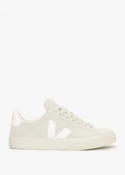 Veja Campo Suede Natural White Trainers