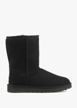 Ugg Classic Short II Black Twinface Boots