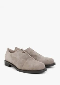 Crystie Taupe Suede Embellished Oxford Shoes -Daniel Footwear Shop crystie p132489 198816 image