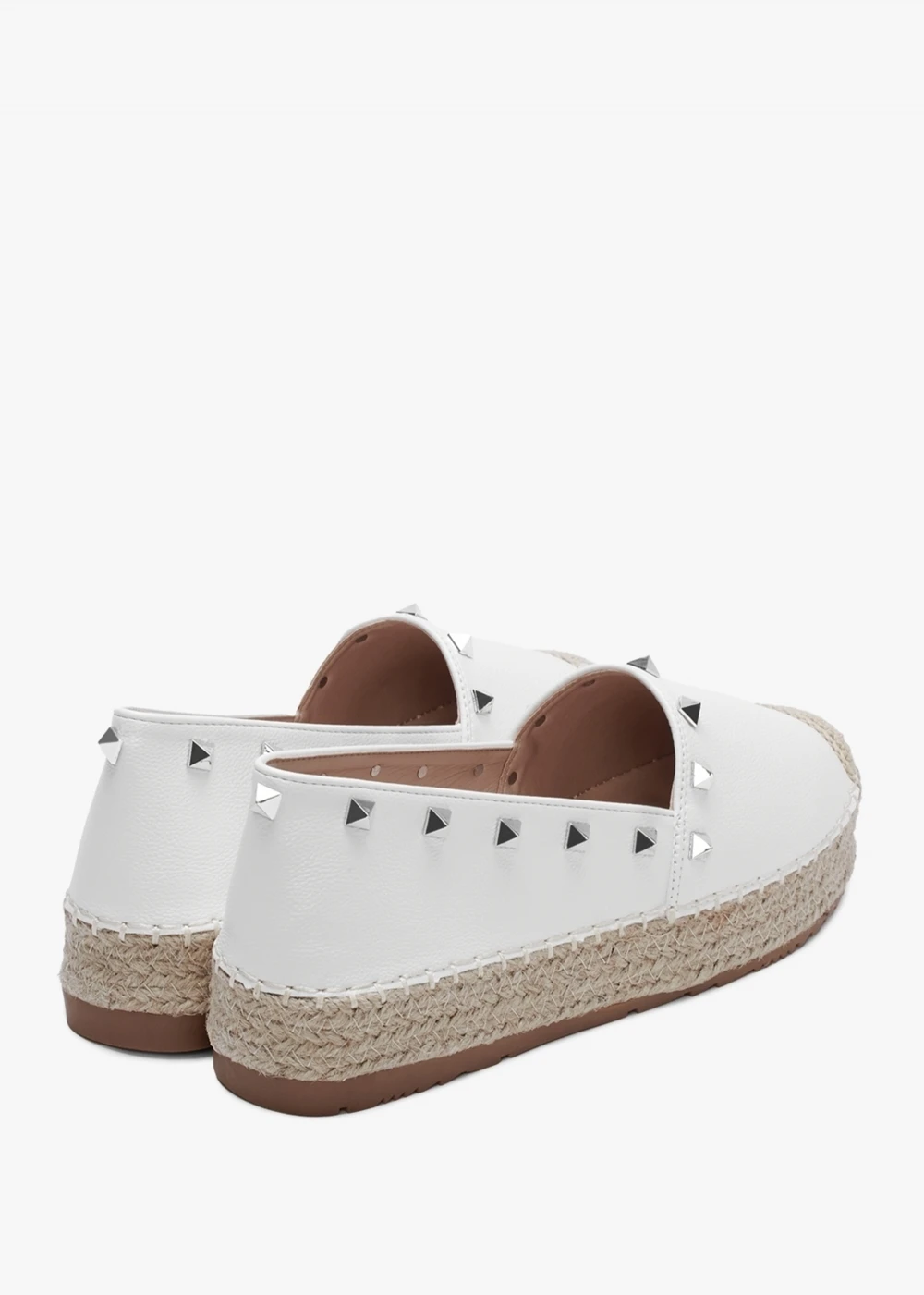 Cubby White Studded Espadrilles 3 Cubby White Studded Espadrilles - Image 3