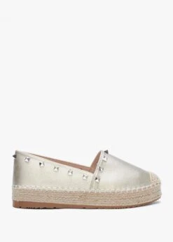 Cubby Gold Studded Espadrilles