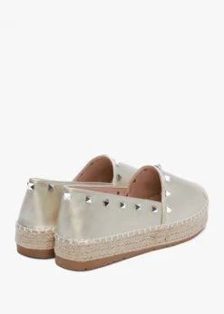 Cubby Gold Studded Espadrilles -Daniel Footwear Shop cubby p134584 194517 image