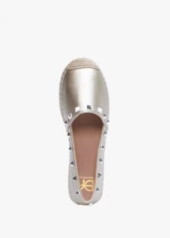 Cubby Gold Studded Espadrilles -Daniel Footwear Shop cubby p134584 194519 image