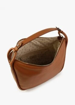 DKNY Phoebe Caramel Leather Pebbled Hobo Bag -Daniel Footwear Shop dkny phoebe hobo p132972 199222 image