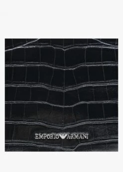 Emporio Armani Moc Croc Black Hobo Bag 9 Emporio Armani Moc Croc Black Hobo Bag -Daniel Footwear Shop ea croc baguette p135672 200192 image