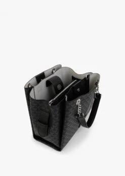 Emporio Armani Eagle Black Repeat Logo Tote Bag -Daniel Footwear Shop ea eagle logo tote p134463 197612 image