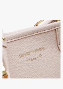 Emporio Armani Nude Dark Brown Pebbled Grab Bag -Daniel Footwear Shop ea grab bag p134479 196577 image