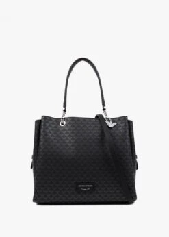 Emporio Armani Black Eagle Logo Tote Bag