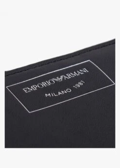 Emporio Armani Myra Black Leather Zip Around Purse -Daniel Footwear Shop ea myea wallet p135090 196940 image