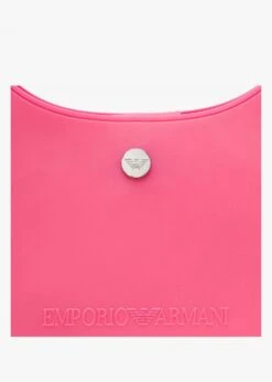Emporio Armani Recycle PVC Fuxia & Navy Gummy Shoulder Bag -Daniel Footwear Shop ea total recycle p135681 200281 image