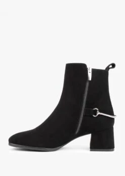Evalena Black Suede Block Heel Ankle Boots 8 Evalena Black Suede Block Heel Ankle Boots -Daniel Footwear Shop evalena p132494 198841 image