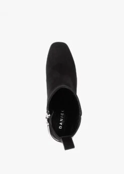 Evalena Black Suede Block Heel Ankle Boots 9 Evalena Black Suede Block Heel Ankle Boots -Daniel Footwear Shop evalena p132494 198842 image
