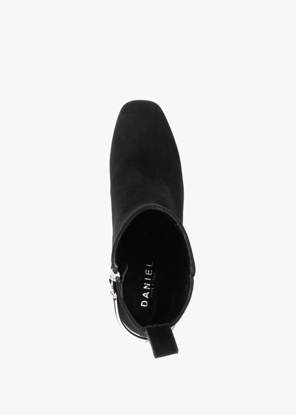 Evalena Black Suede Block Heel Ankle Boots 5 Evalena Black Suede Block Heel Ankle Boots - Image 5