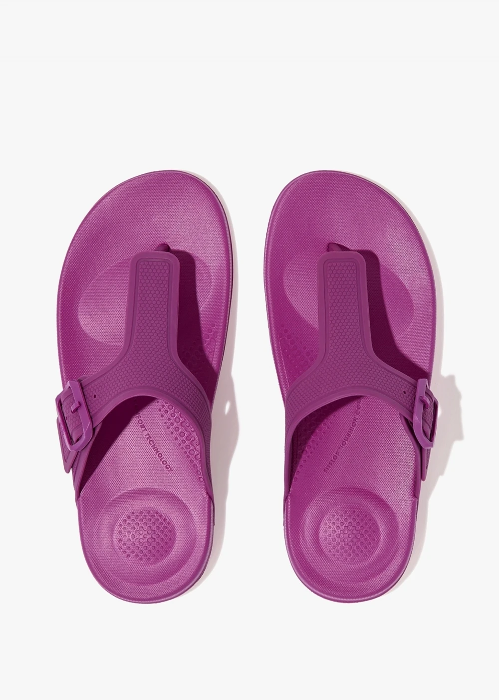 Fitflop Iqushion Adjustable Buckle Miami Violet Flip Flops 4 Fitflop Iqushion Adjustable Buckle Miami Violet Flip Flops - Image 4