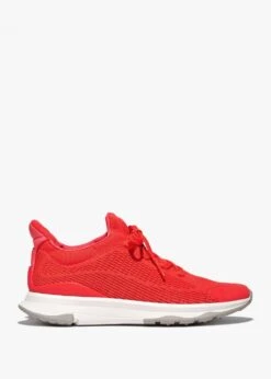 Fitflop Vitamin FFX Knit Neon Orange Red Trainers