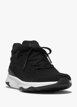 Fitflop Vitamin FFX Knit Black Mix Trainers -Daniel Footwear Shop ff vitamin ffx knit p135220 197106 image