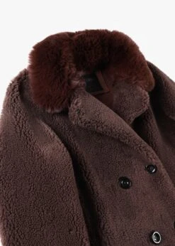 Fiona Long Brown Wool Coat -Daniel Footwear Shop fiona long brown wool coat p142328 217080 image