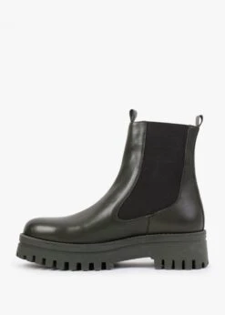Fleat Green Leather Chelsea Boots 8 Fleat Green Leather Chelsea Boots -Daniel Footwear Shop fleat p124484 201784 image