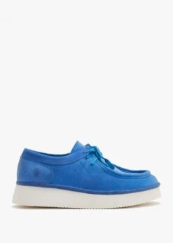 Fly London Ceza Denim Suede Lace Up Shoes