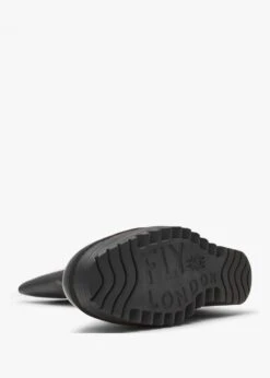 Fly London Dally Black Leather High Wedge Ankle Boots -Daniel Footwear Shop fly dally p135996 200824 image