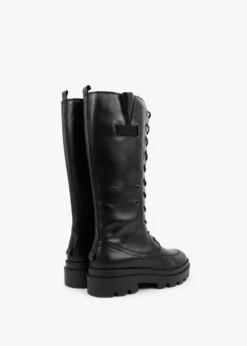 Fly London Jaba Black Leather Knee Boots -Daniel Footwear Shop fly jaba p124807 201957 image