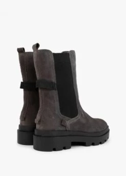 Fly London Judy Grey Suede Tall Chelsea Boots -Daniel Footwear Shop fly judy p124728 201901 image