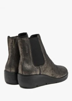 Fly London Nola Graphite Leather Wedge Ankle Boots -Daniel Footwear Shop fly nola p136003 200855 image