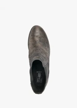 Fly London Nola Graphite Leather Wedge Ankle Boots -Daniel Footwear Shop fly nola p136003 200857 image