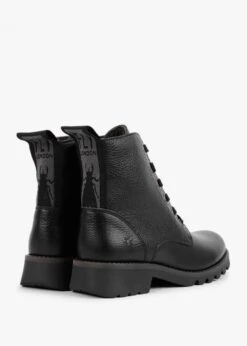 Fly London Ragi Black Pebbled Leather Ankle Boots -Daniel Footwear Shop fly ragi cl p125178 202118 image