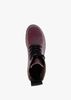 Fly London Ragi Burgundy Pebbled Leather Ankle Boots -Daniel Footwear Shop fly ragi cl p132555 199025 image