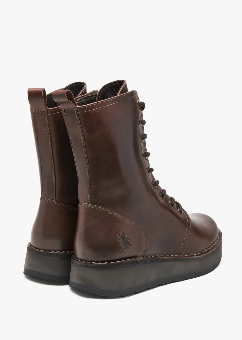 Fly London Rami Wine Leather Lace Up Ankle Boots 3 Fly London Rami Wine Leather Lace Up Ankle Boots - Image 3