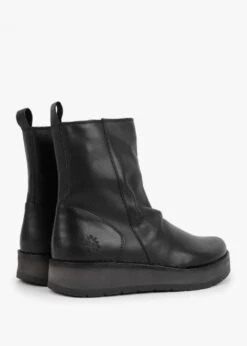 Fly London Reno Black Leather Ankle Boots -Daniel Footwear Shop fly reno p131716 198565 image