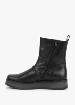 Fly London Reno Black Leather Ankle Boots -Daniel Footwear Shop fly reno p131716 198566 image