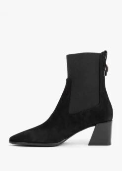 Furla Black Suede Block Heel Chelsea Boots -Daniel Footwear Shop furla block chelsea boot p134454 197594 image