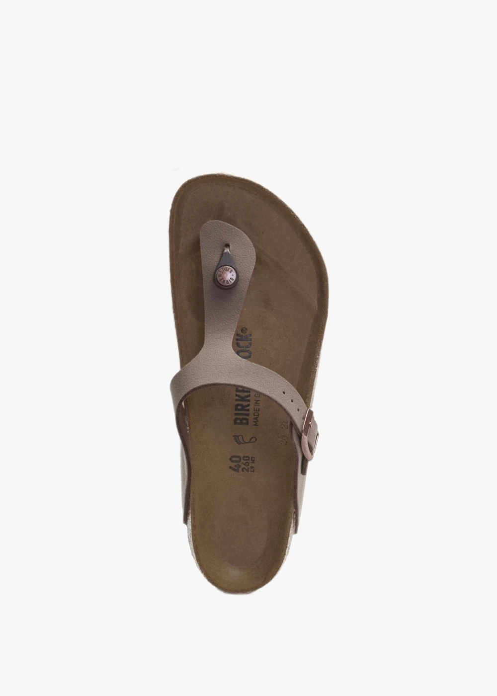 Birkenstock Gizeh Birko-Flor Mocca Nubuck Toe Post Sandals 5 Birkenstock Gizeh Birko-Flor Mocca Nubuck Toe Post Sandals - Image 5