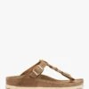 Birkenstock Gizeh Braided Cognac Oiled Leather Toe Post Sandals