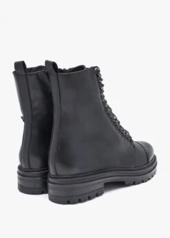 Grace Black Leather Chain Detail Ankle Boots -Daniel Footwear Shop grace p135547 199944 image