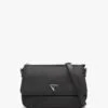 Guess Eco Gemma Black Top Zip Shoulder Bag