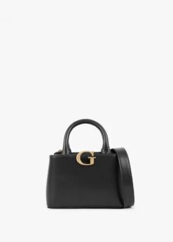 Guess G Vibe Micro Mini Smooth Black Cross-Body Bag