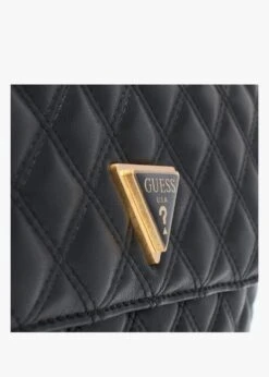 Guess Giully Black Quilted Cross-Body Bag -Daniel Footwear Shop guess giully conv xbody p134742 194672 image