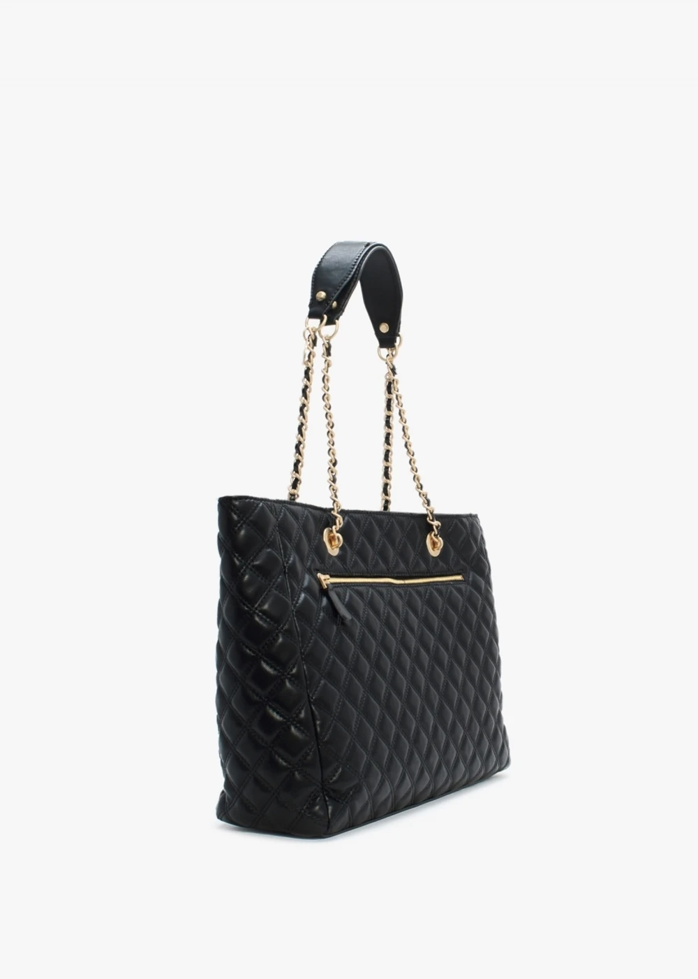 Guess Giully Black Quilted Tote Bag 2 Guess Giully Black Quilted Tote Bag - Image 2