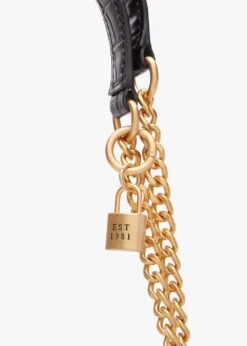 Guess James Black Moc Croc Front Flap Cross-Body Bag -Daniel Footwear Shop guess james conv xbody p135692 217251 image