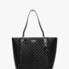 Guess Noelle Chevron Elite Black Tote Bag