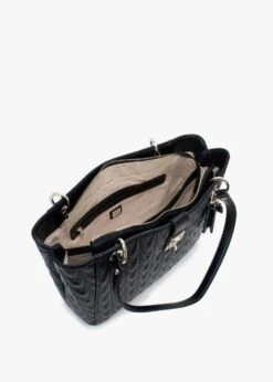 Guess Regilla Noel Black Quilted Tote Bag -Daniel Footwear Shop guess regilla noel tote p134766 194744 image
