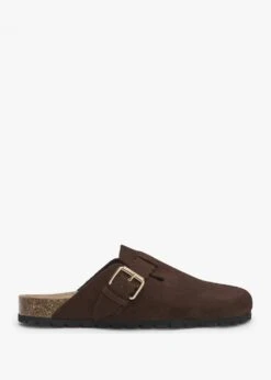 Iclog Brown Suede Clogs