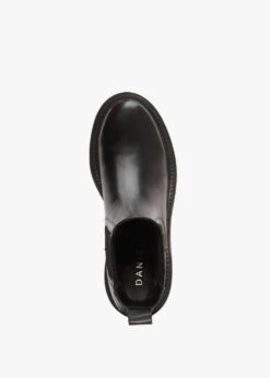 Iris Black Leather Chain Detail Chelsea Boots -Daniel Footwear Shop iris p135568 195937 image