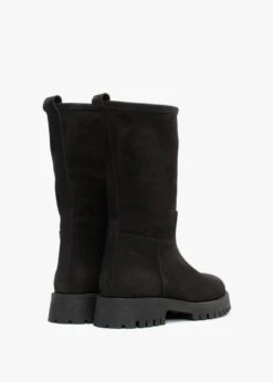 Izmae Black Tumbled Leather Rigger Boots -Daniel Footwear Shop izmae p120700 201445 image