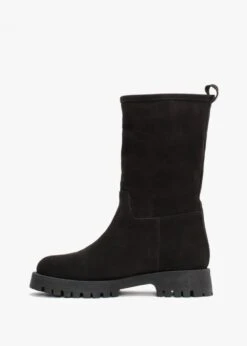 Izmae Black Tumbled Leather Rigger Boots -Daniel Footwear Shop izmae p120700 201446 image