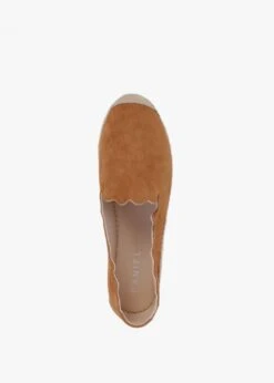 Kora Tan Suede Scalloped Espadrilles -Daniel Footwear Shop kora p125221 202140 image