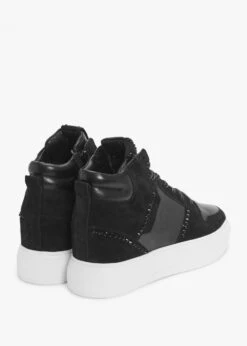 Kennel & Schmenger Champ Black Leather & Suede High Top Trainers -Daniel Footwear Shop ks champ p135136 195298 image